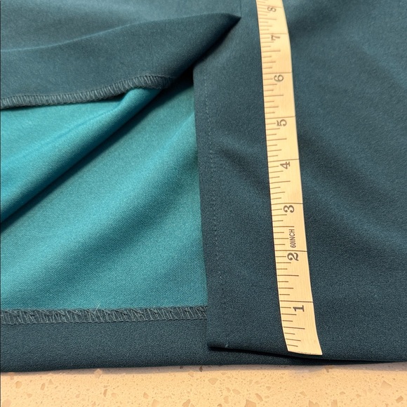 Maya Brooke Embellished Neck Midi Sheath Dress Teal Women’s 18 Plus - Picture 8 of 8